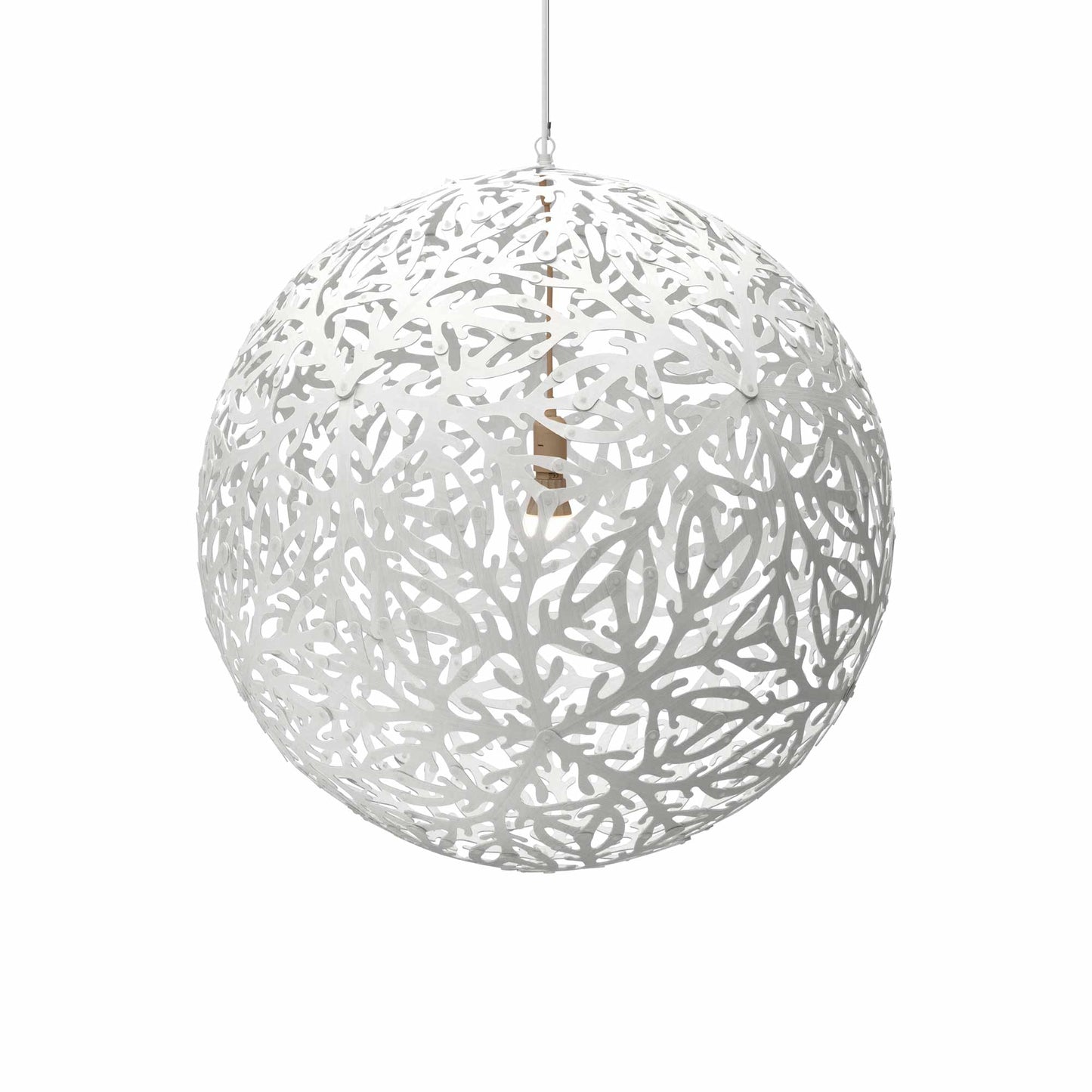 Sola Pendant Light in White/White (Large).
