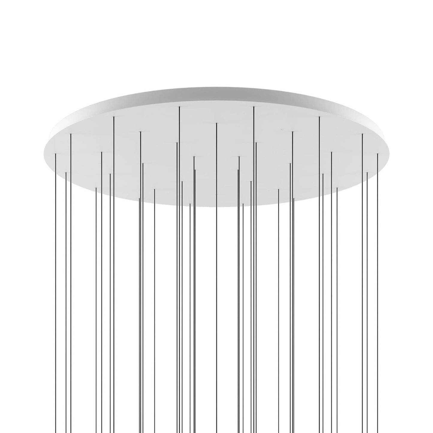 Round Canopy For Cluster in Matte White (36-Light).