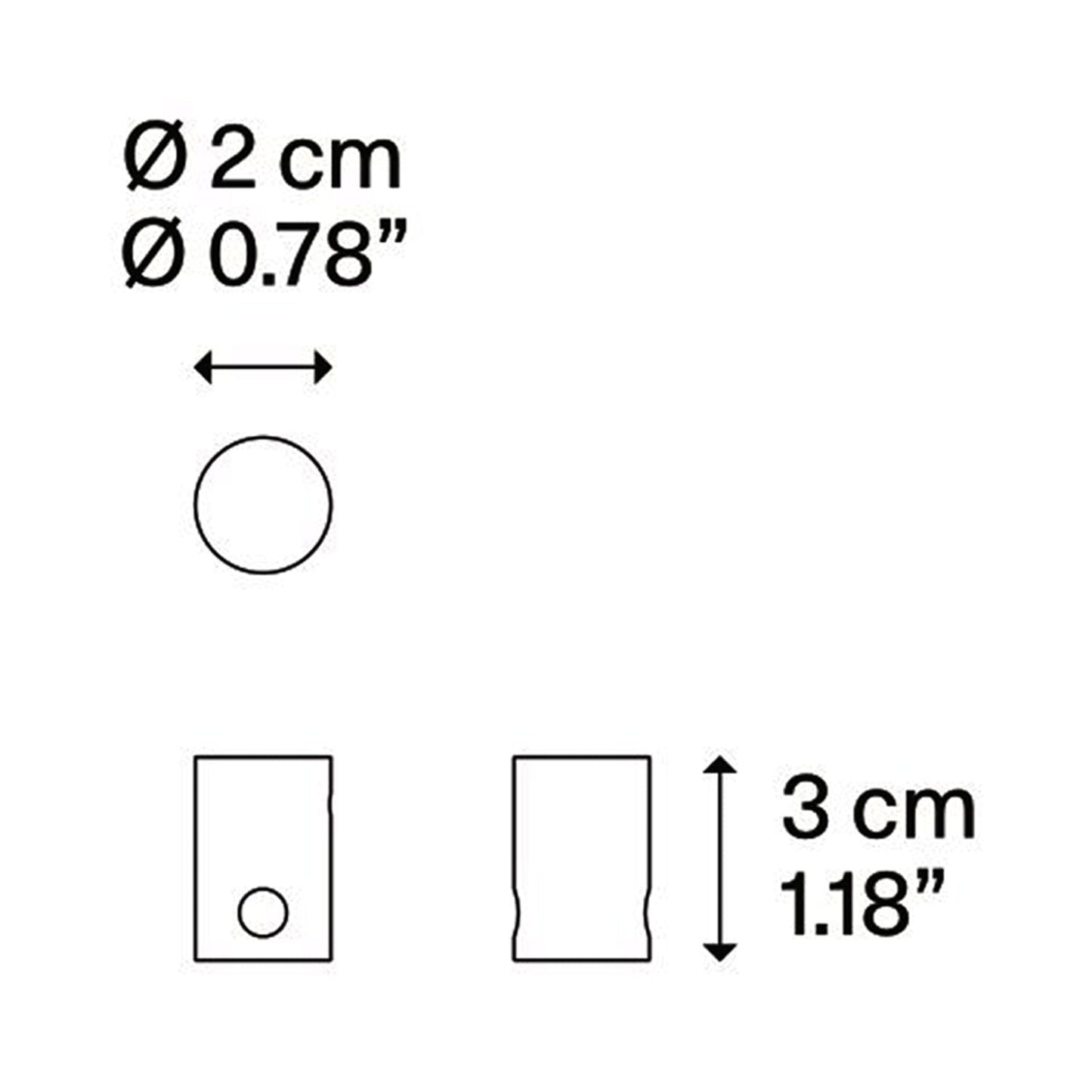Swag Kit For Radial Canopy - line drawing.