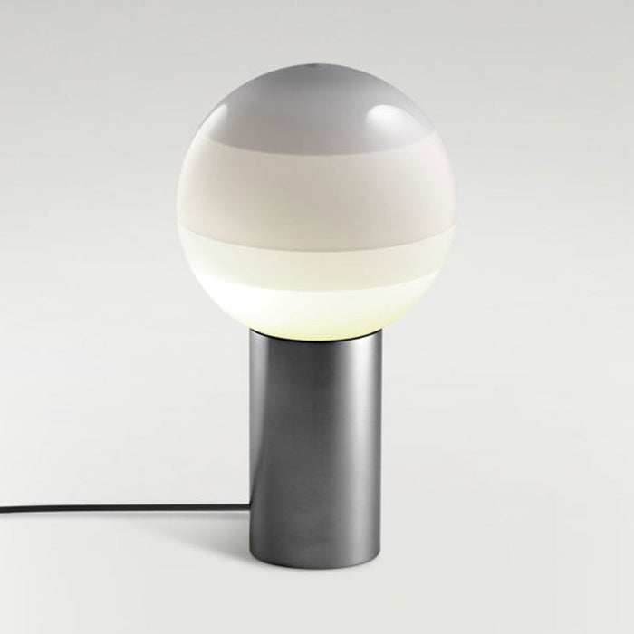 Dipping Light LED Table Lamp in Off White/Graphite (Large).