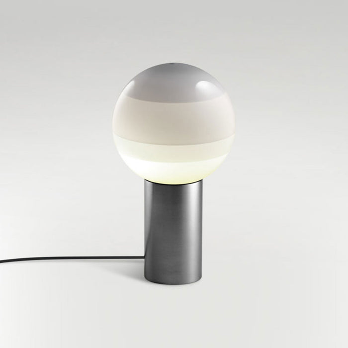 Dipping Light LED Table Lamp in Off White/Graphite (Medium).