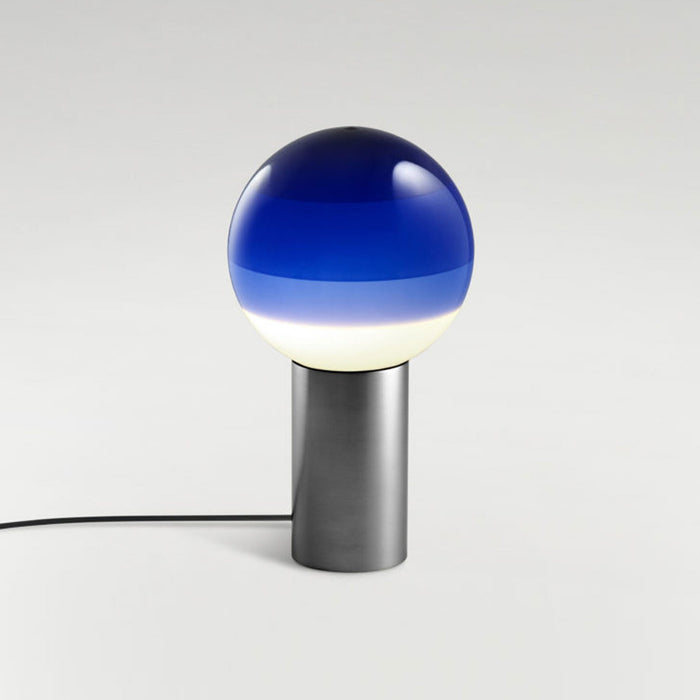 Dipping Light LED Table Lamp in Blue/Graphite (Medium).