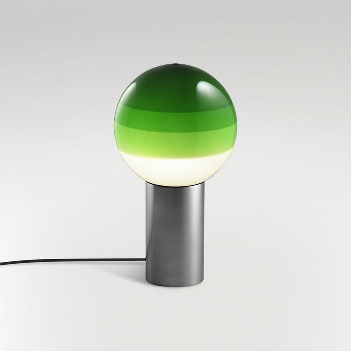 Dipping Light LED Table Lamp in Green/Graphite (Medium).