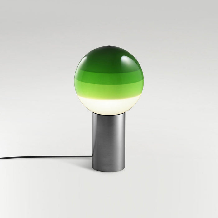 Dipping Light LED Table Lamp in Green/Graphite (Small).