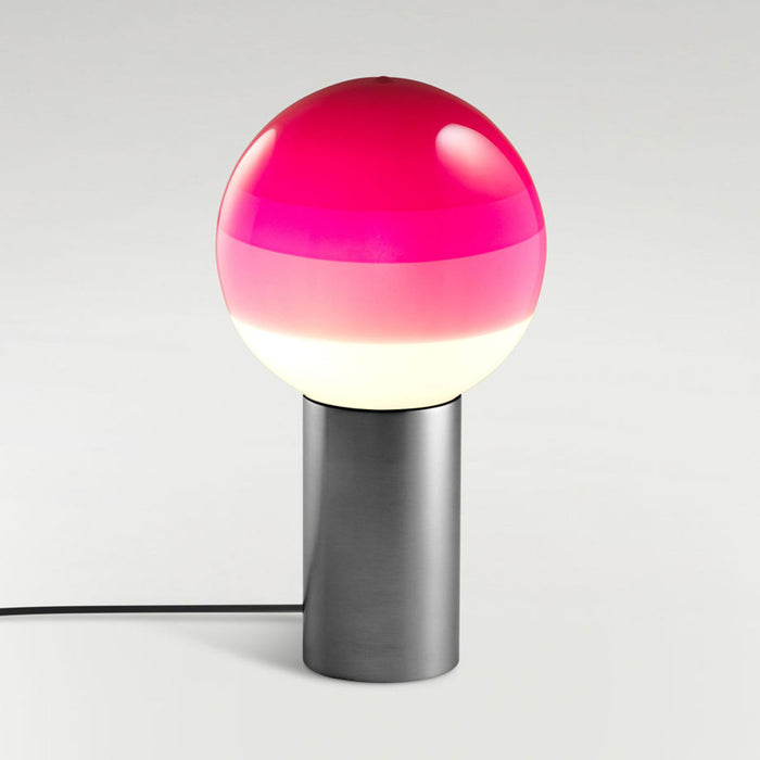 Dipping Light LED Table Lamp in Pink/Graphite (Large).