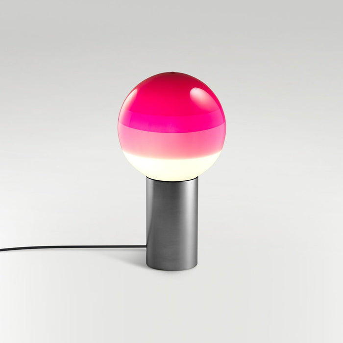Dipping Light LED Table Lamp in Pink/Graphite (Small).