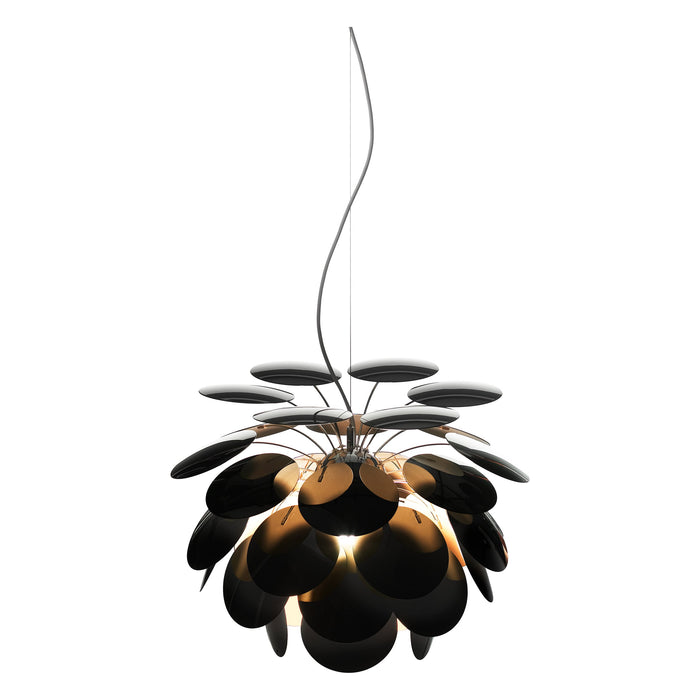 Discoco Pendant Light in Black/Gold/X-Large.