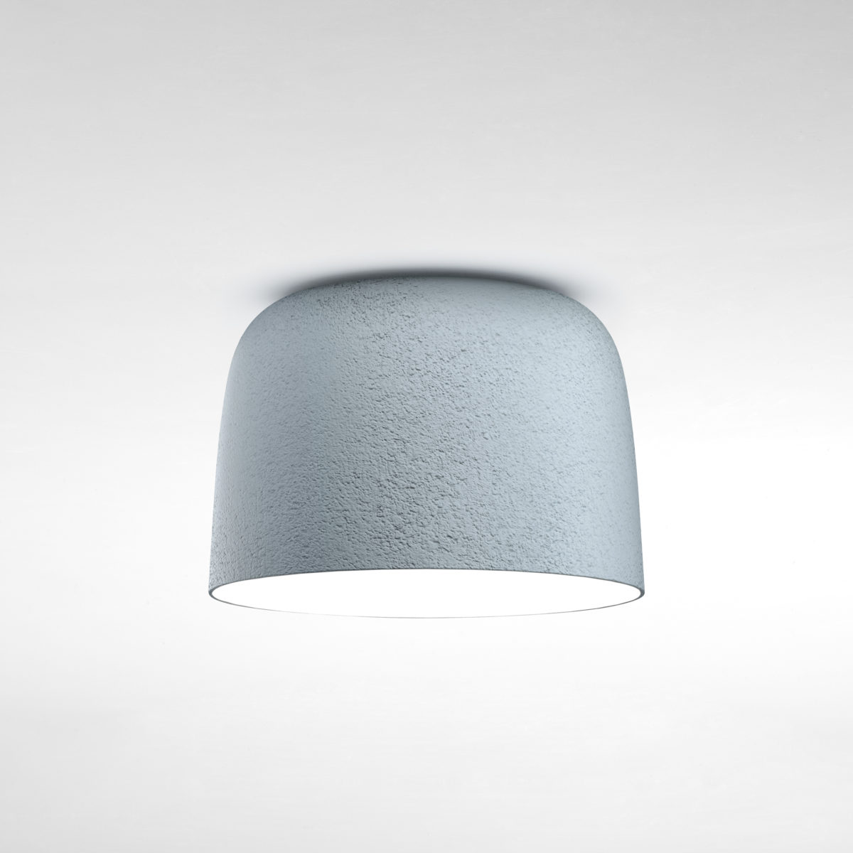Djembe C 42 LED Flush Mount Ceiling Light in Sky Blue (Large)/TRIAC Dimmer.