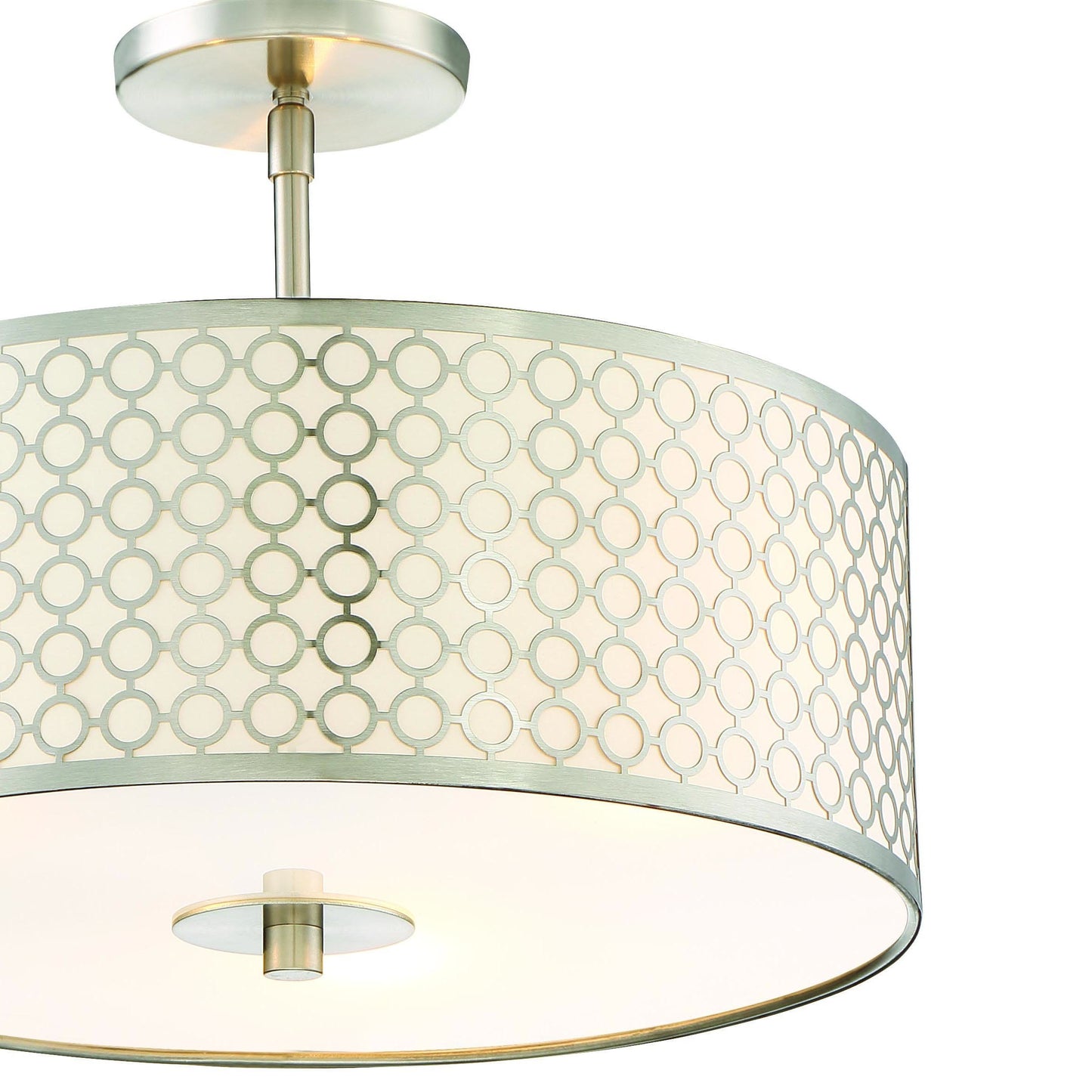 Dots Semi-Flush Mount Ceiling Light in Detail.