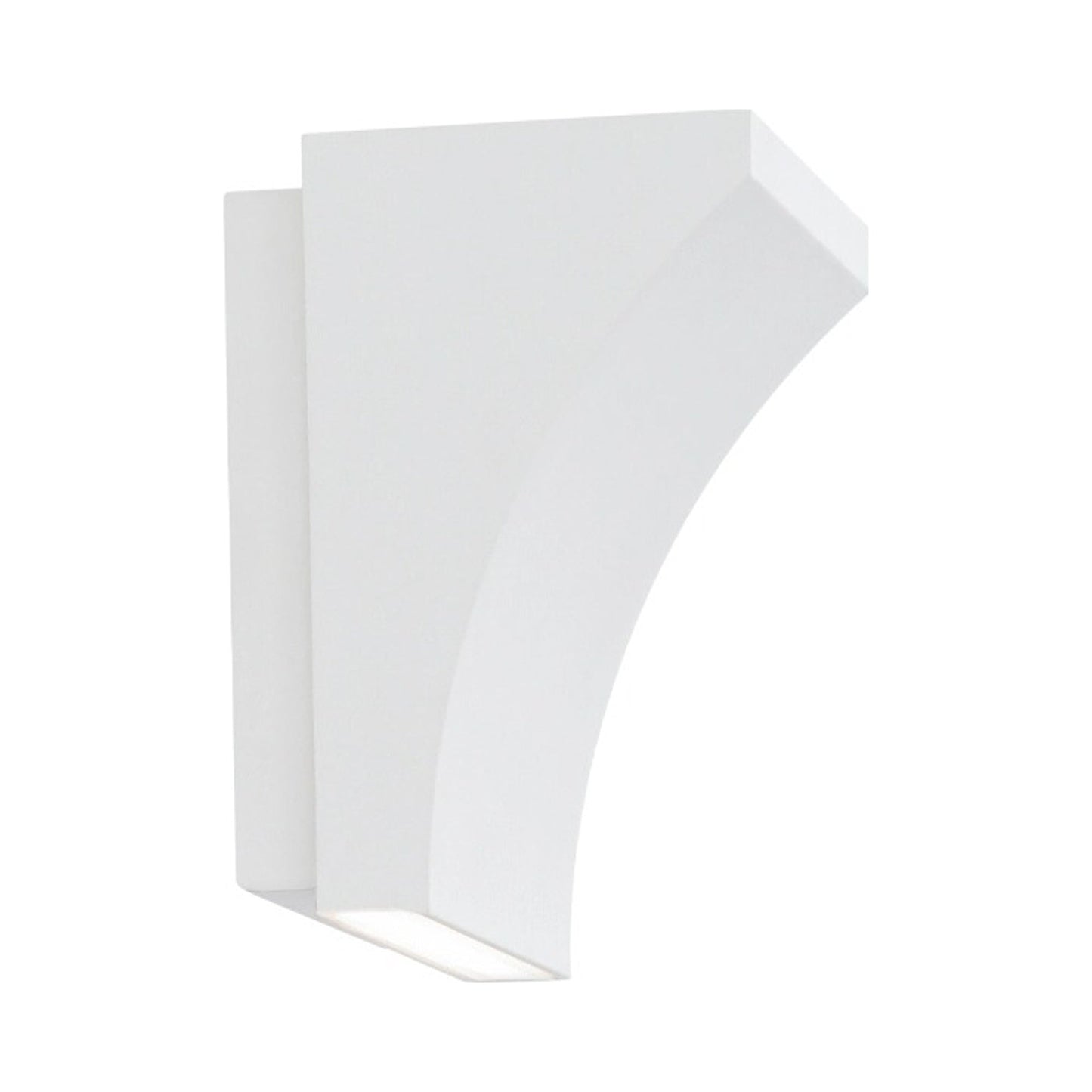 Cornice LED Wall Light in White.