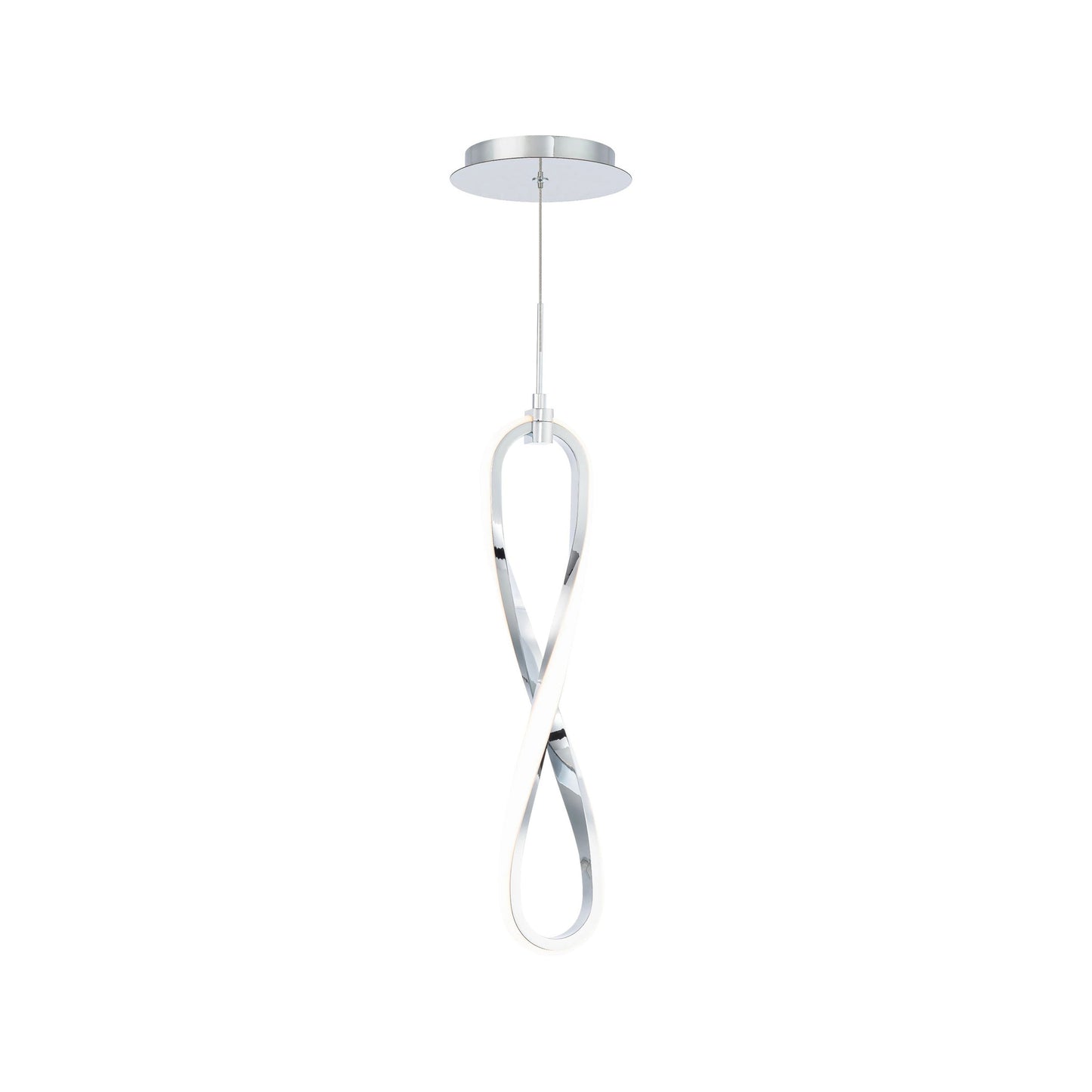 Marise LED Mini Pendant Light in Chrome.