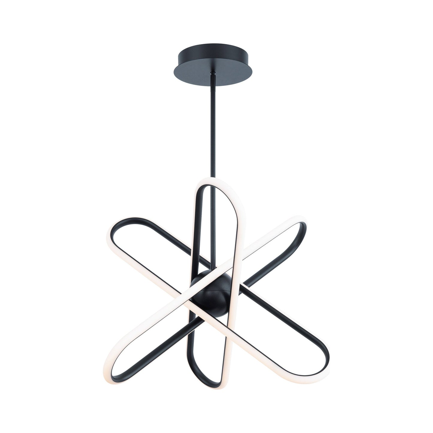 Valerius LED Chandelier in Black.