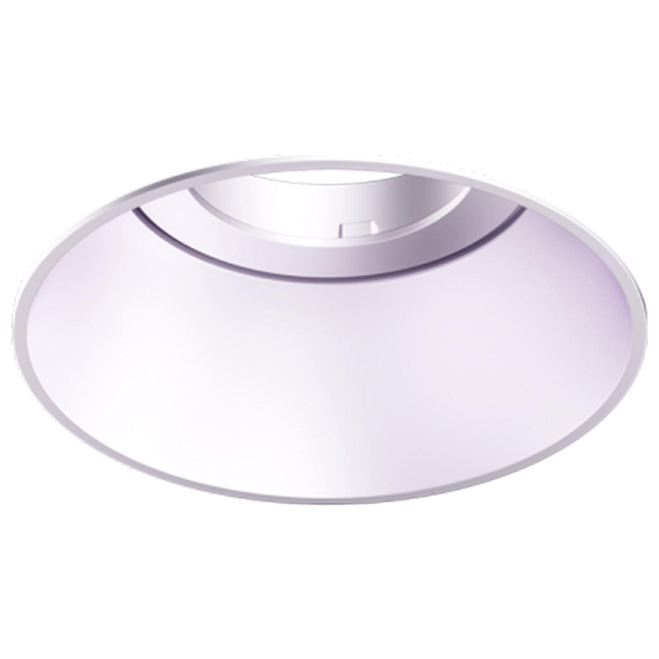 Elco Lighting Pex™ 3" Trimless Smooth Reflector Trim in Haze/Reflector.