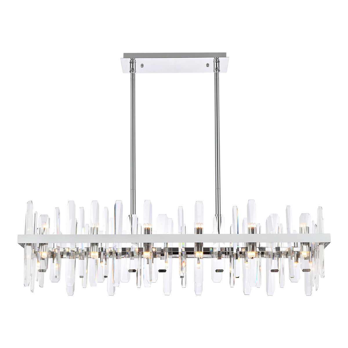 Serena Chandelier in Chrome (Large).