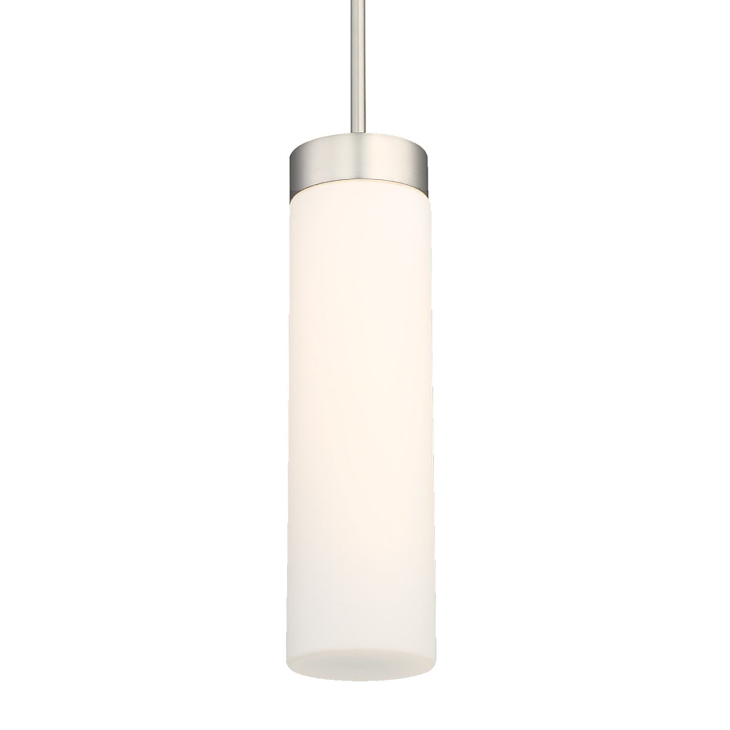 Elementum LED Pendant Light in Satin Nickel.