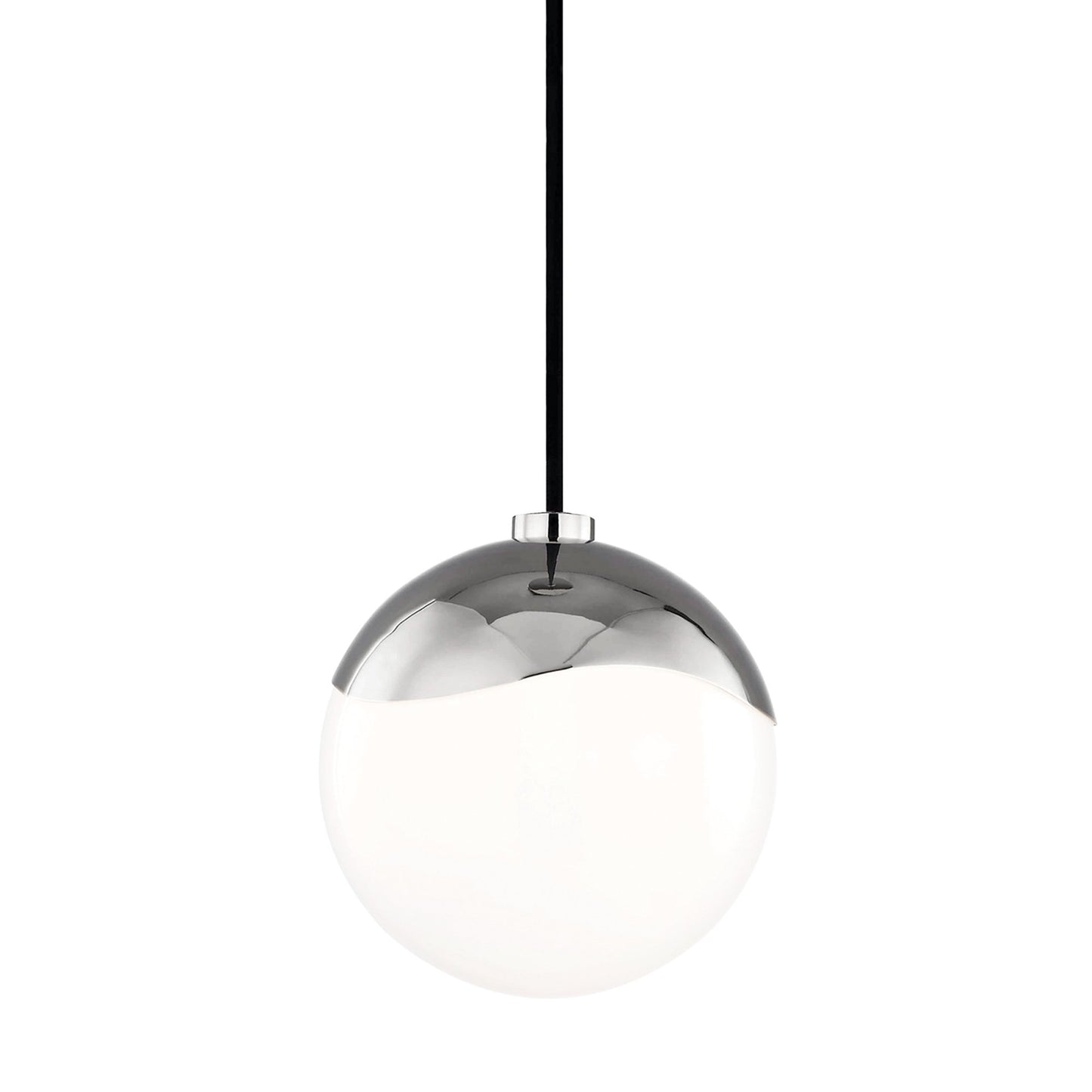 Ella Mini Pendant Light in Polished Nickel (Small).