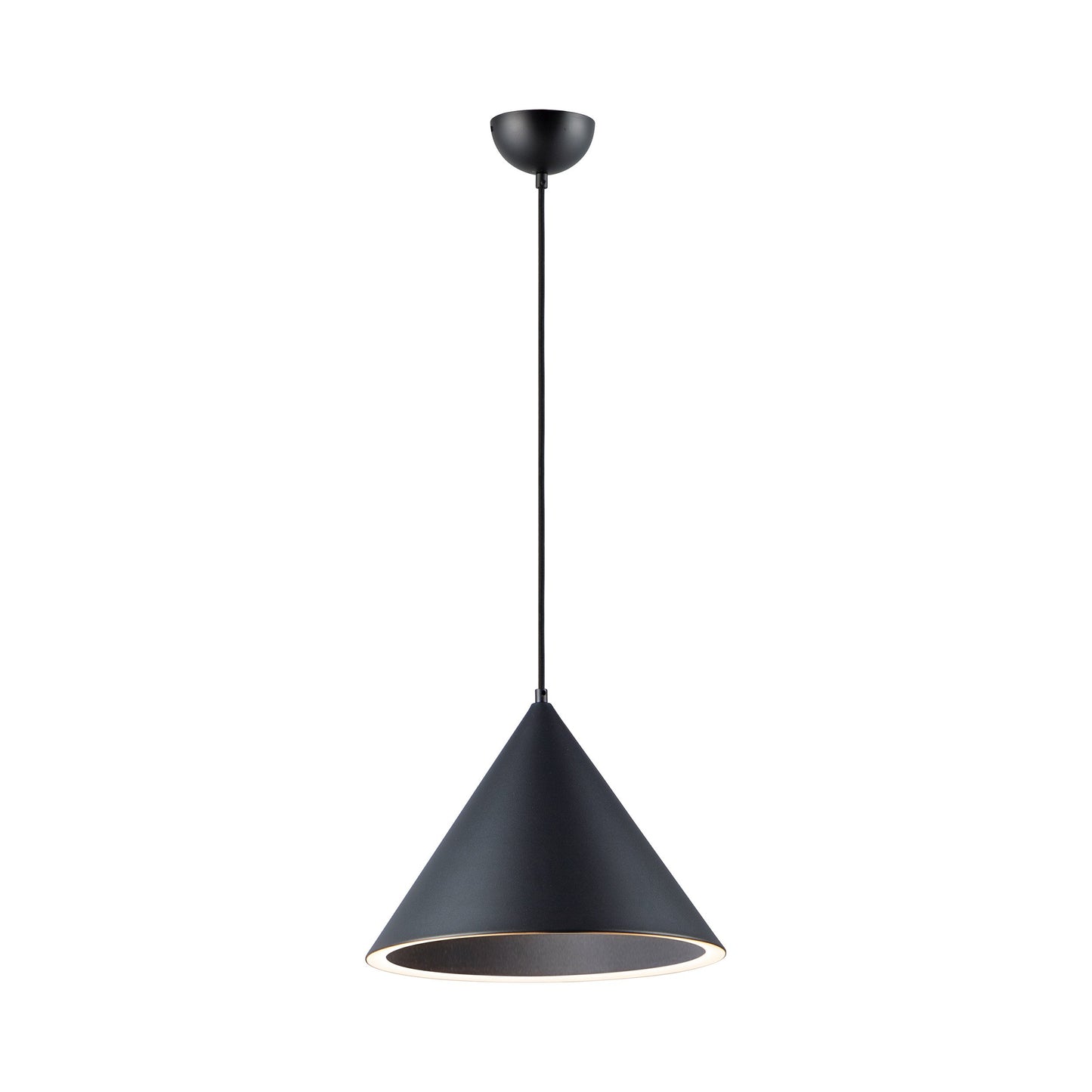 Abyss LED Pendant Light in Black (Large).