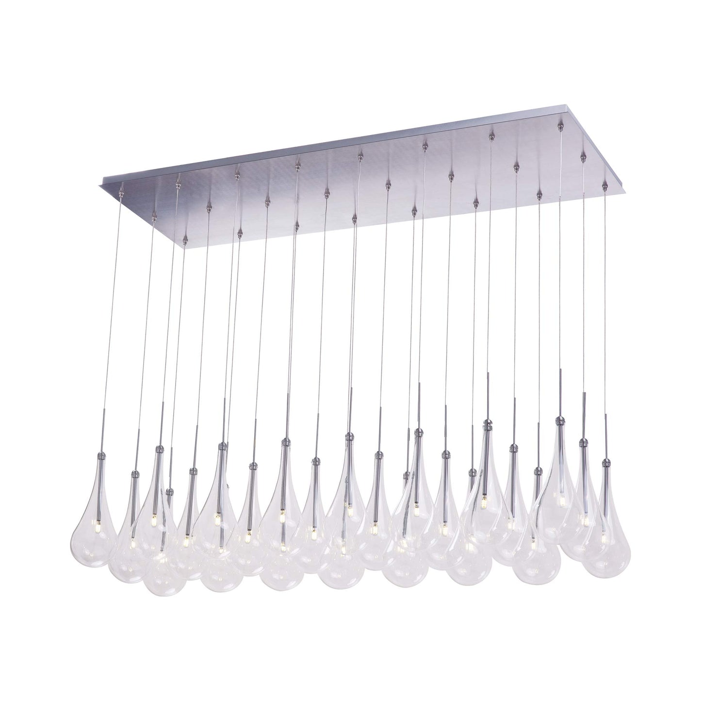 Larmes Rectangle Linear Pendant Light (LED).