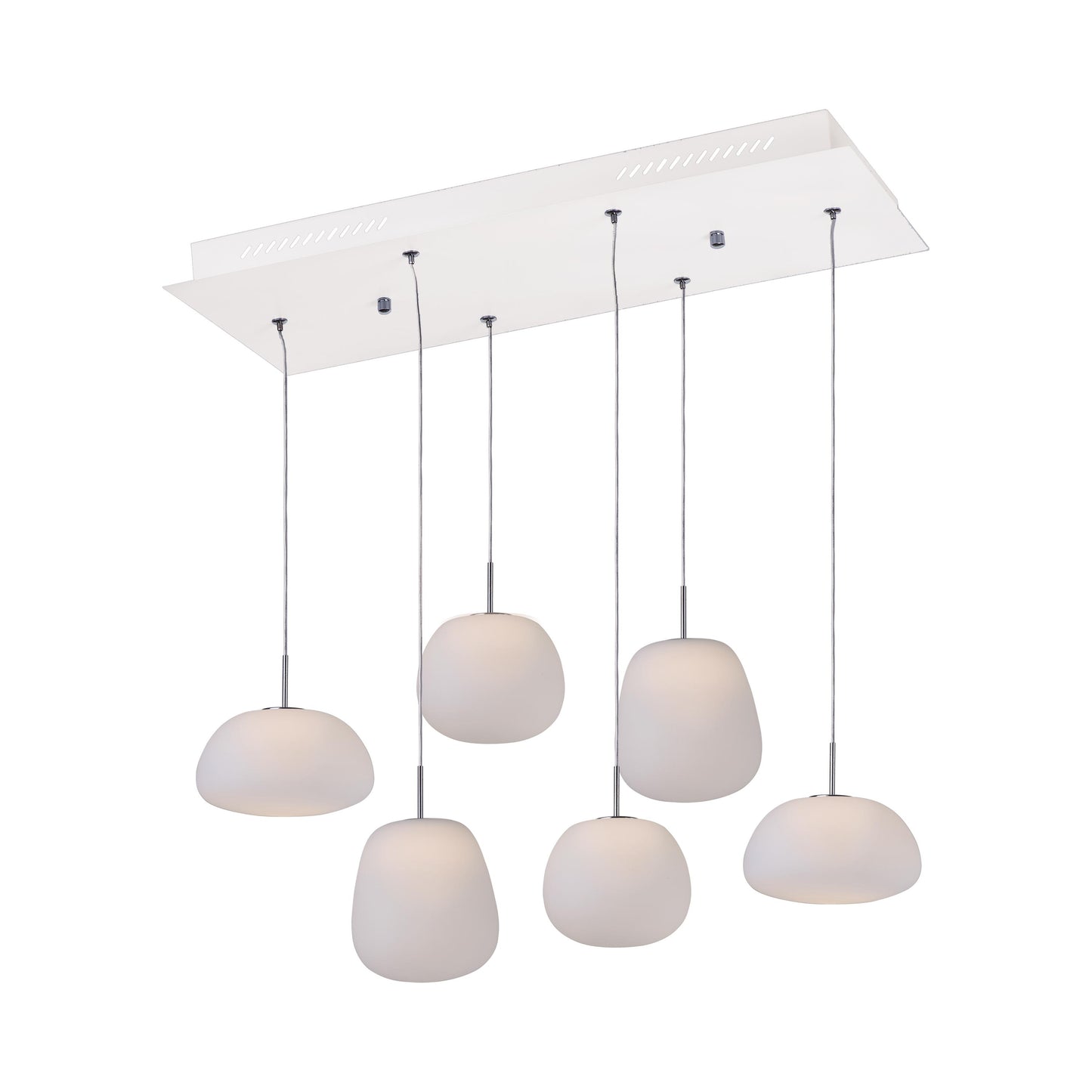 Puffs Linear Pendant Light (6-Light).