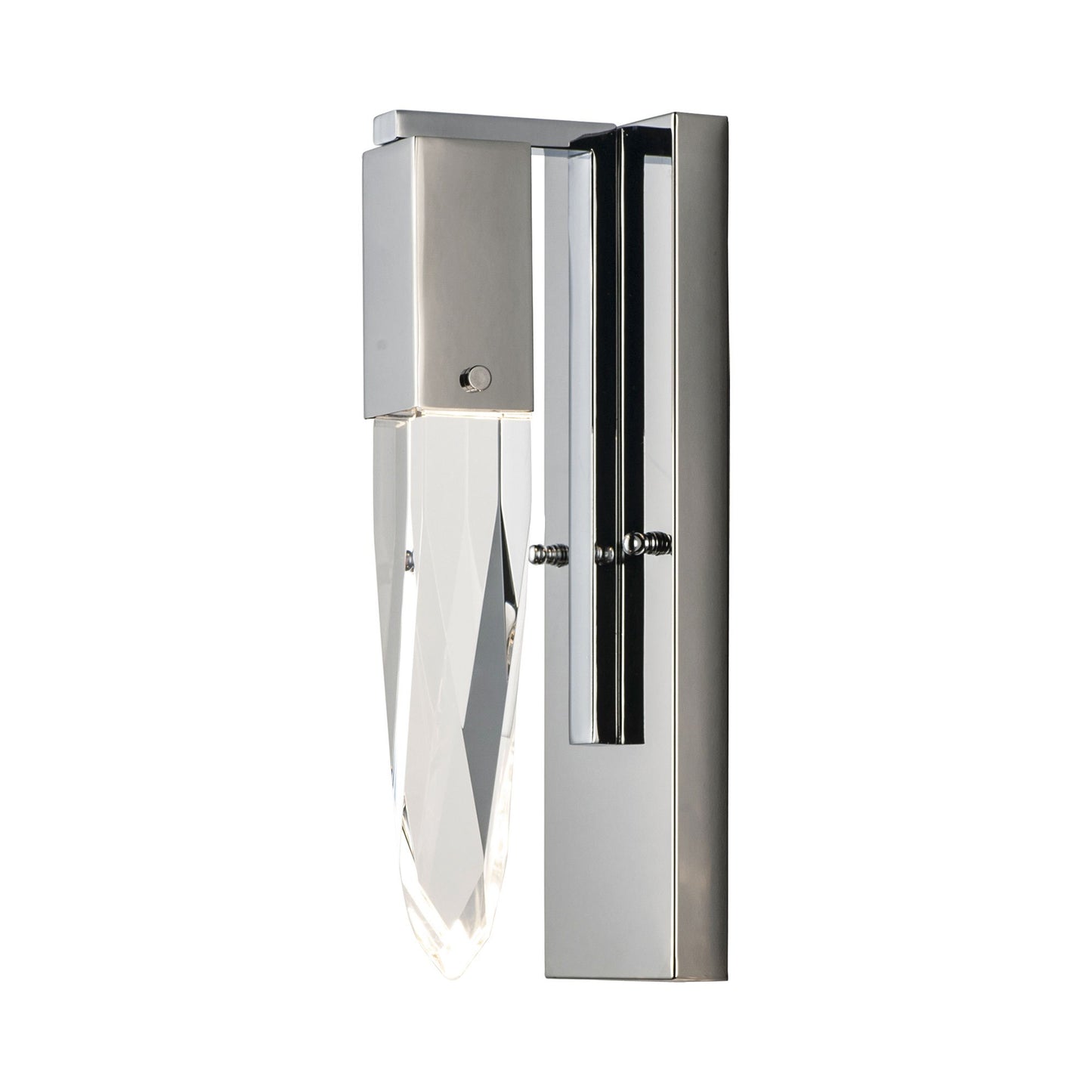 Quartz LED Bath Wall Light in Polished Chrome.