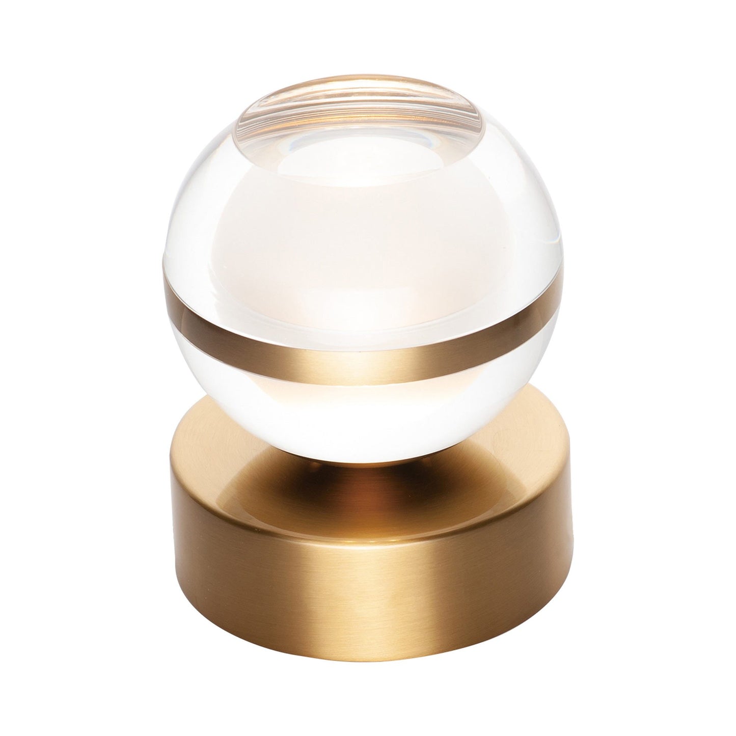 Swank LED Ceiling / Wall Light in Natural Aged Brass.