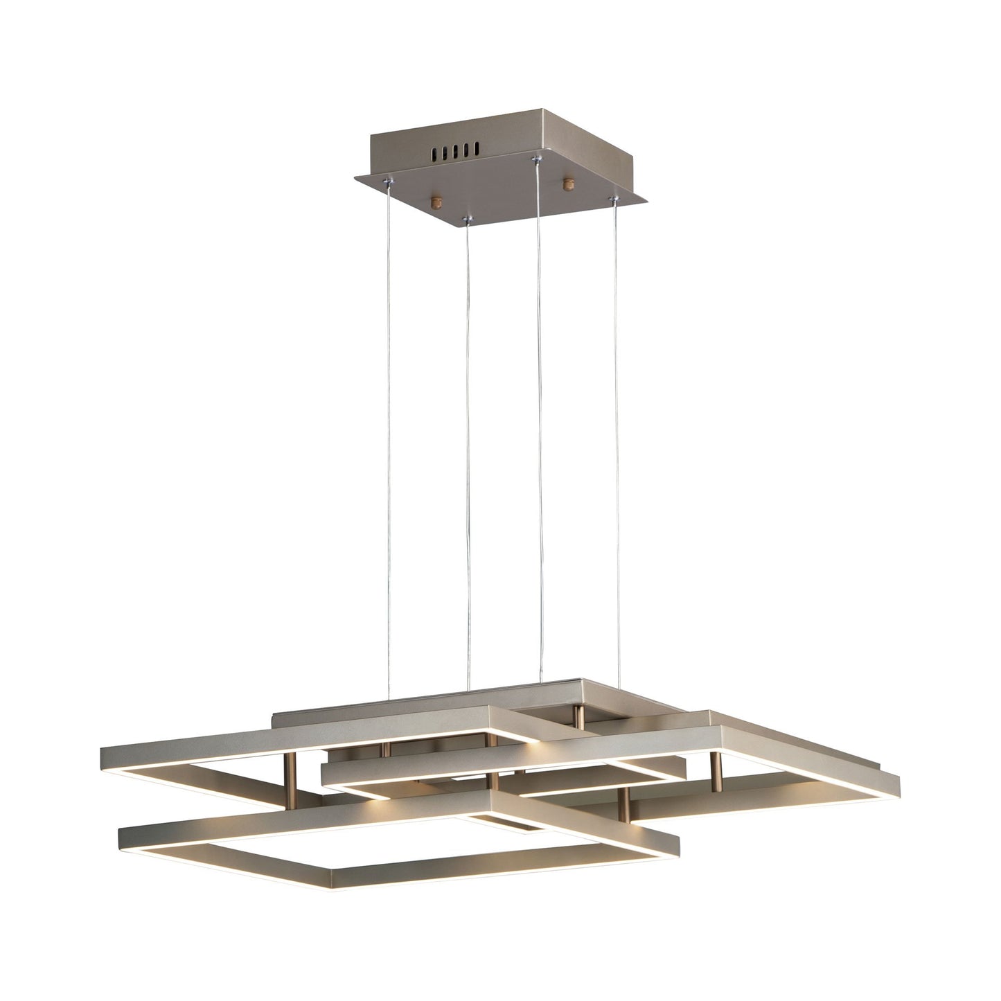 Traverse LED Multi-Light Pendant Light in Champagne.
