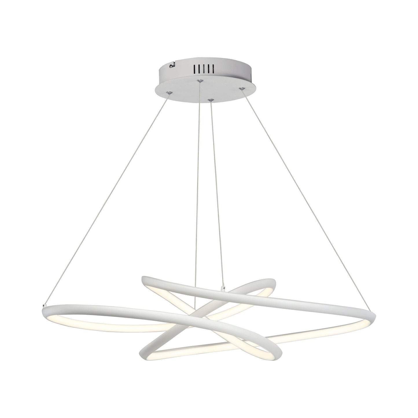 Twisted LED Pendant Light (36.75-Inch).