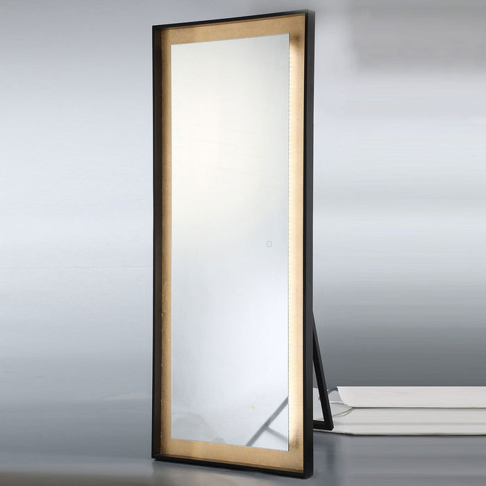 Anya LED Freestanding Mirror in Detail.
