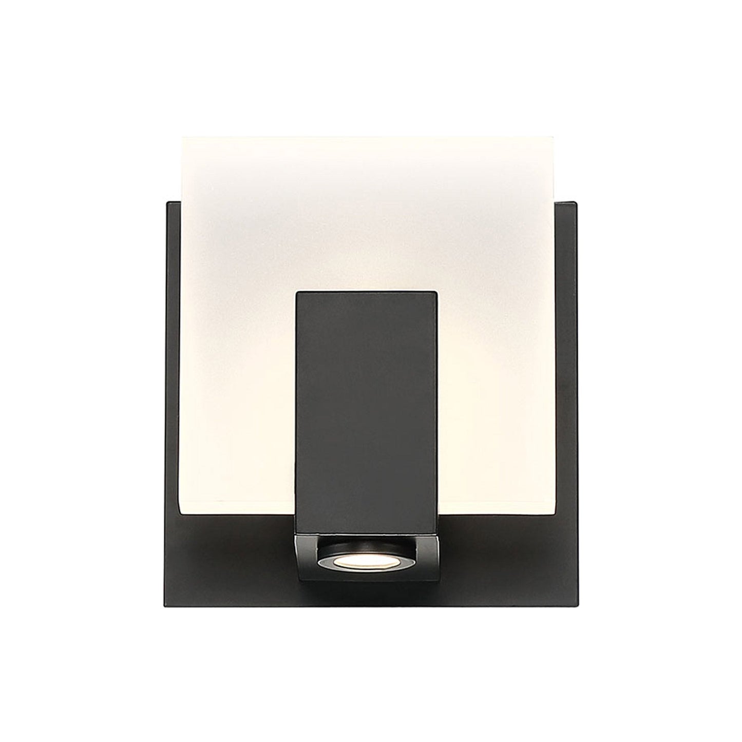 Canmore LED Bath Wall Light in Black.