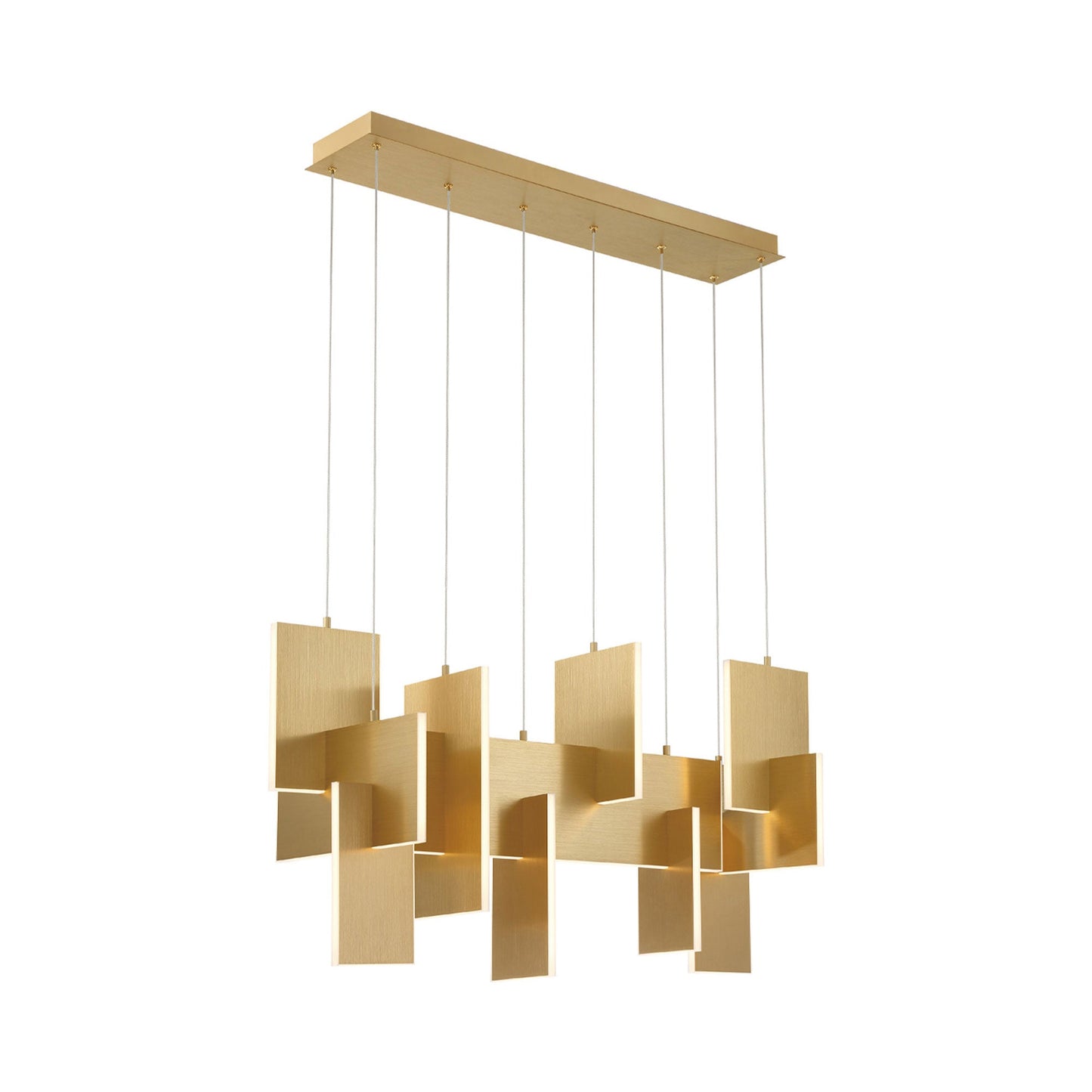 Coburg LED Chandelier in Gold (X-Large).
