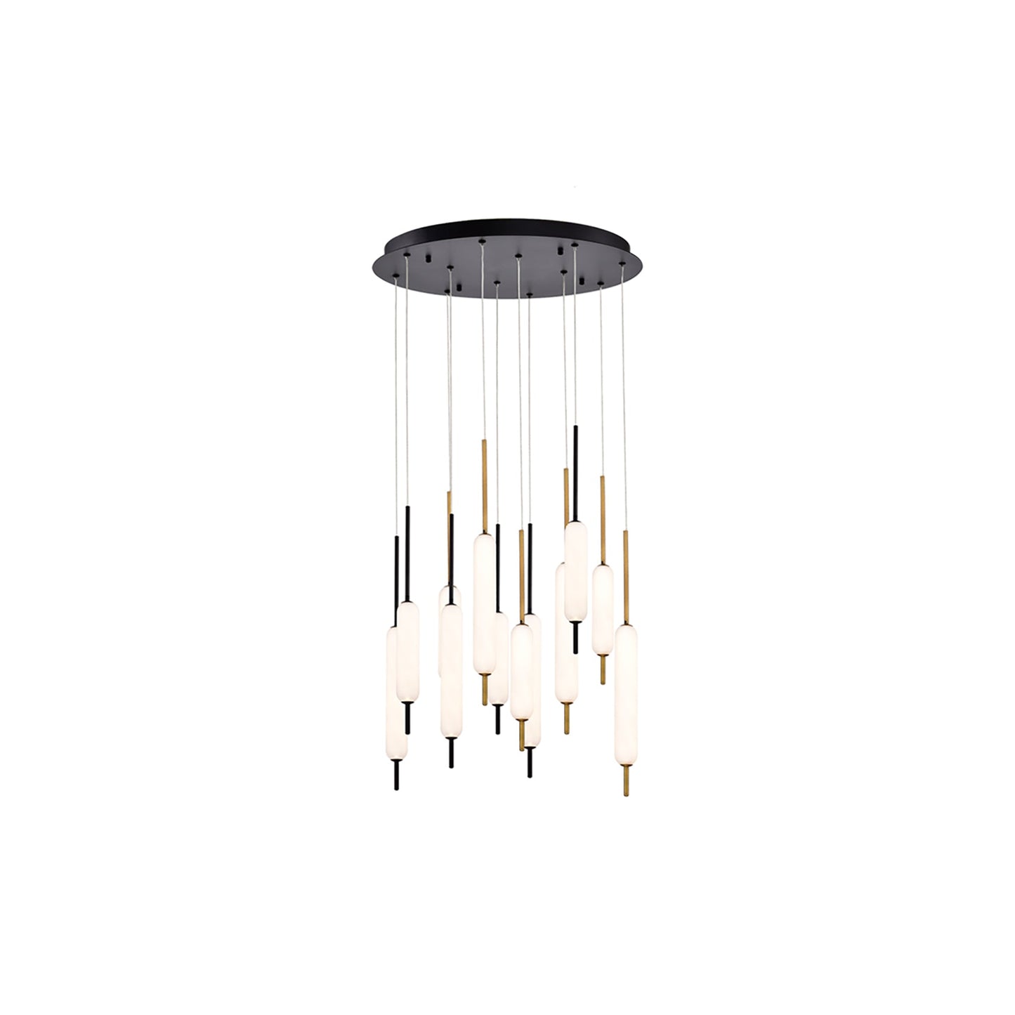 Cumberland Round LED Multi Light Pendant Light in Mixed.