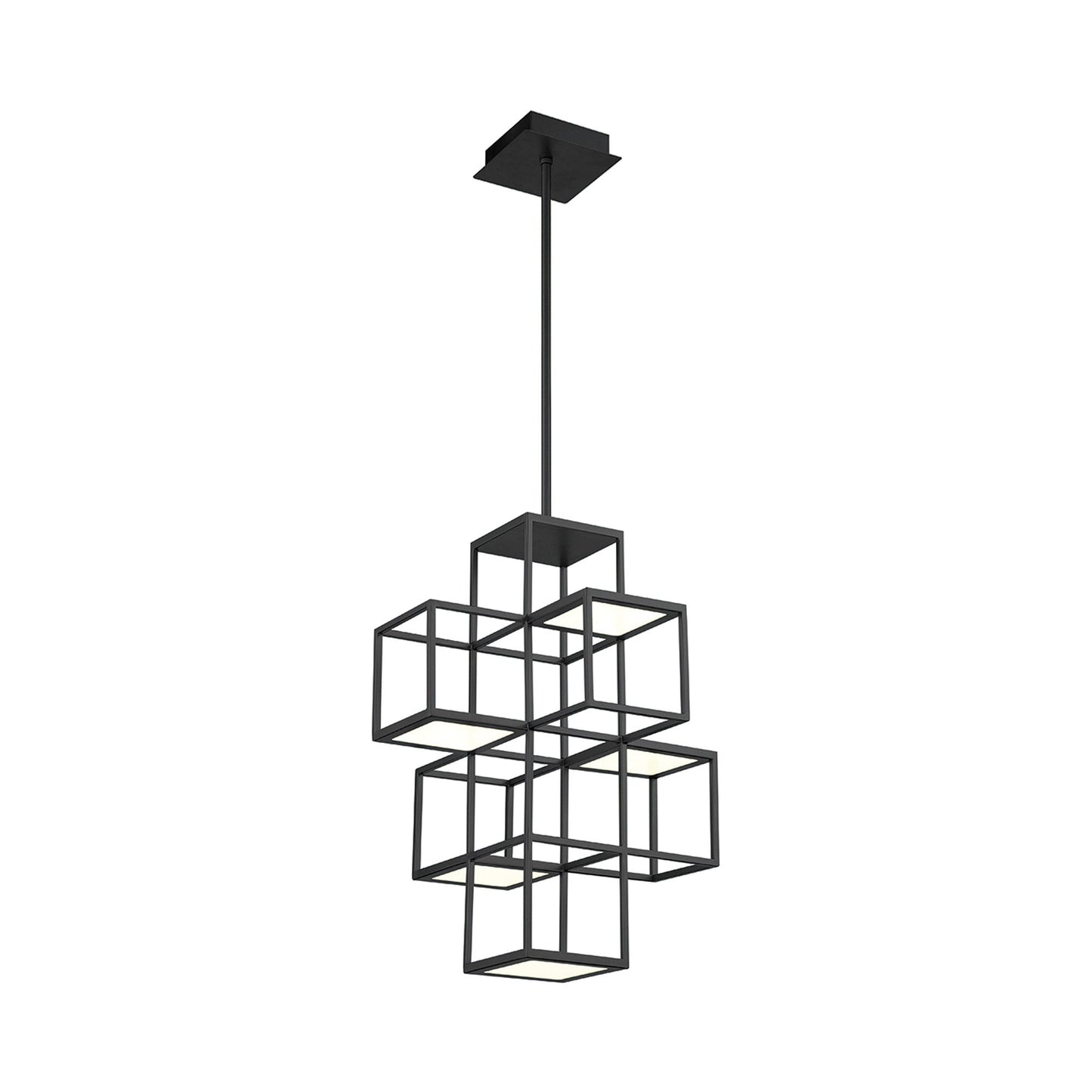 Ferro LED Pendant Light in Black.