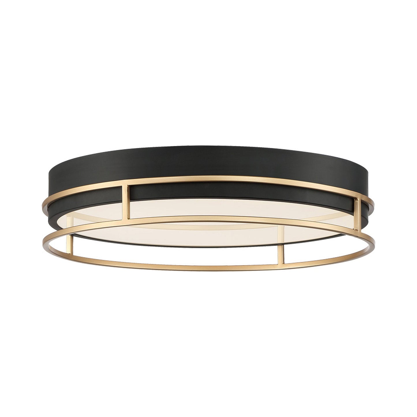 Grafice LED Flush Mount Ceiling Light in Gold (Large).