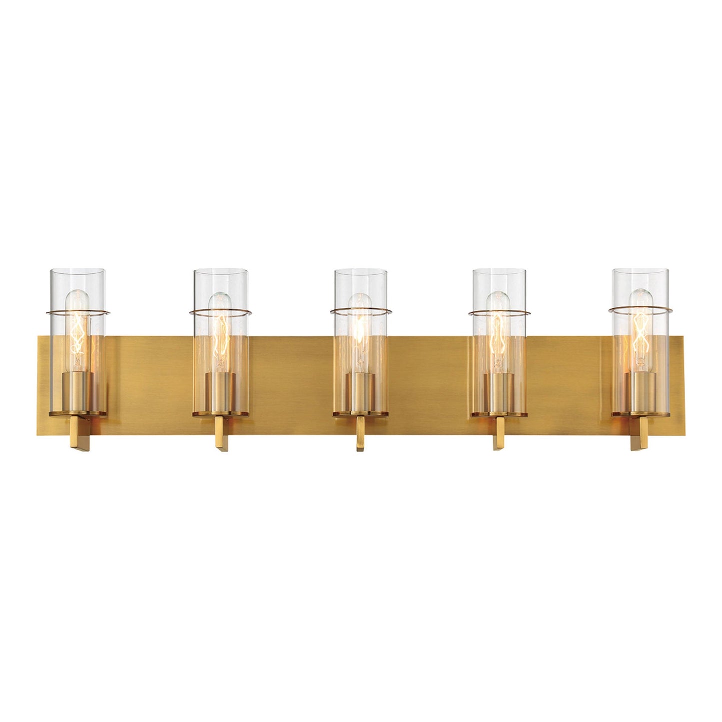 Pista Vanity Wall Light in Gold (5-Light).