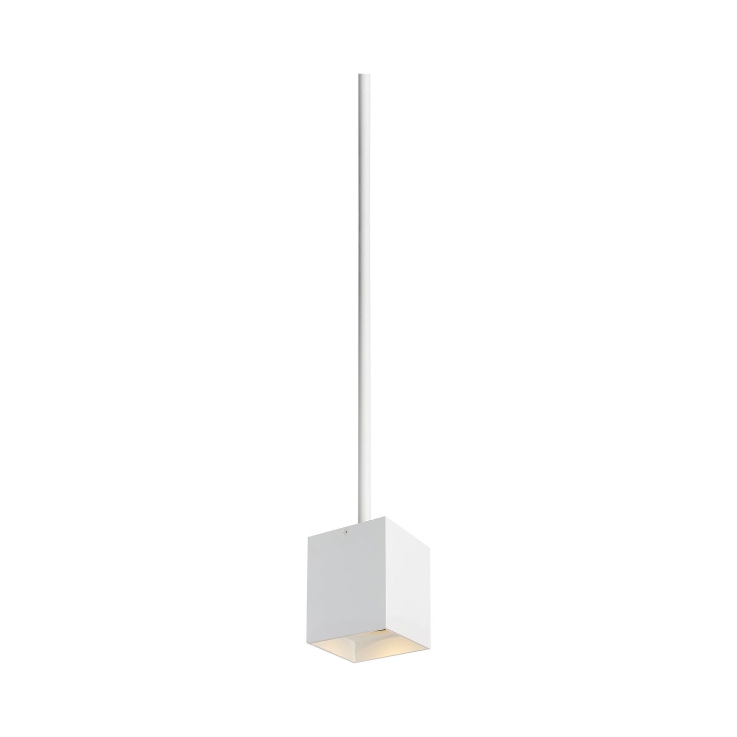 Exo 6 LED Pendant Light in Matte White/Gold White.