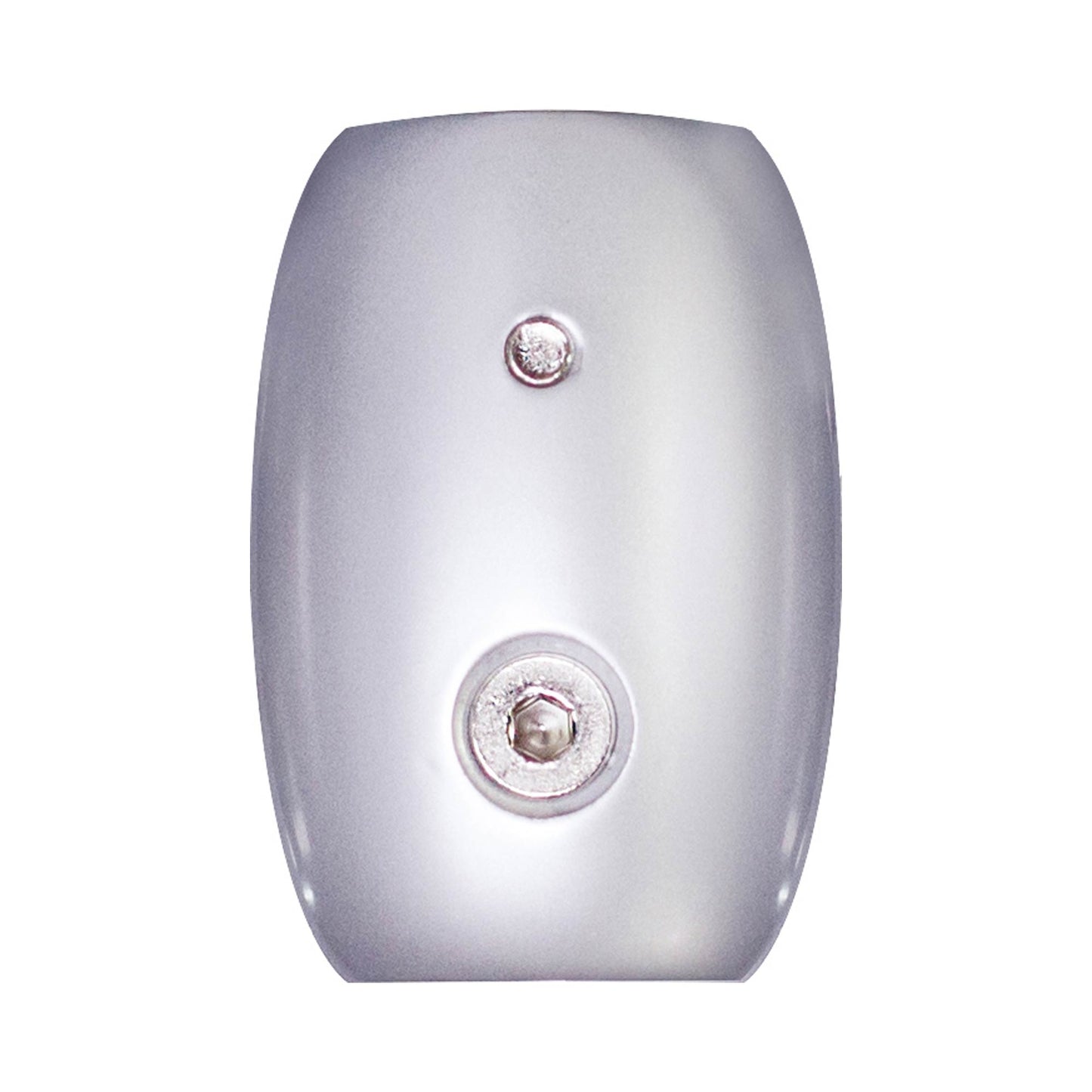 Downrod Coupler in Silver.