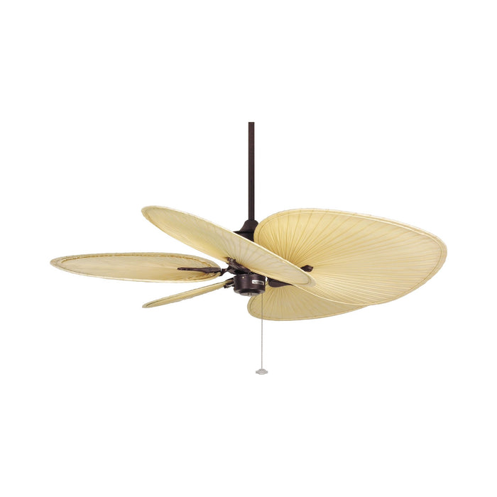 Islander 52 Inch Ceiling Fan in Rust/Natural Palm/Wide.