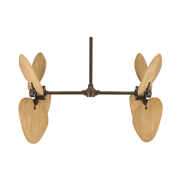 Palisade 52 Inch Indoor Ceiling Fan in Rust/Samble Sand (87.5-Inch).
