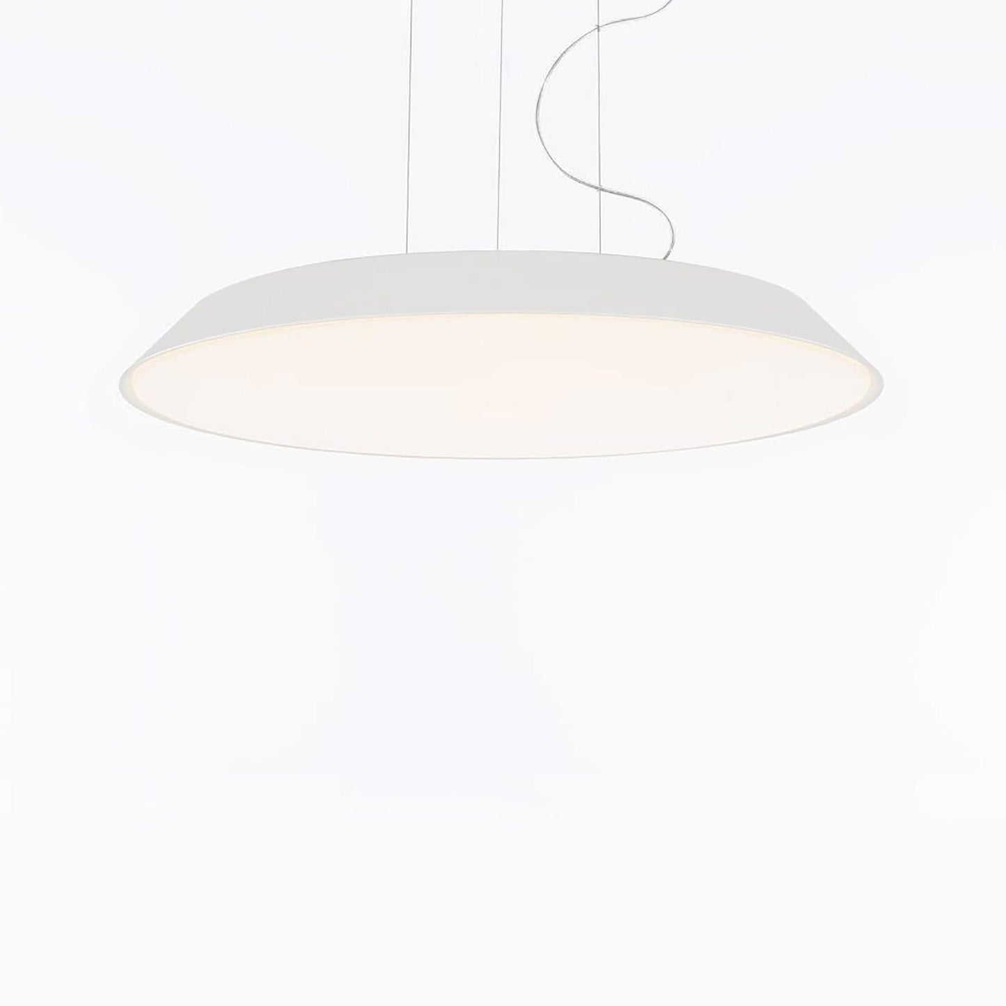 Febe LED Pendant Light in White (2700K).