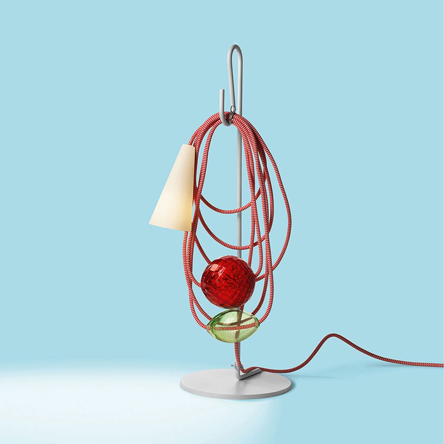 Filo LED Table Lamp in Emerald King.