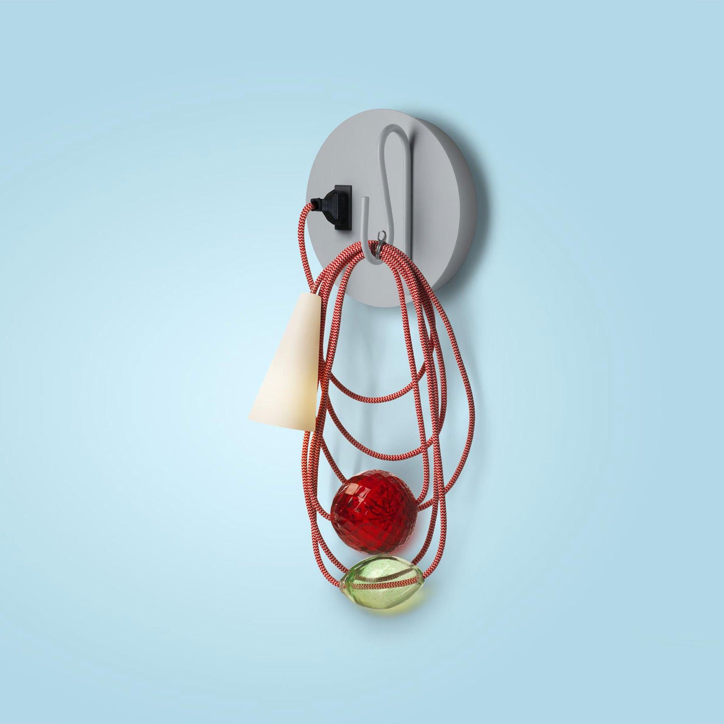 Filo LED Wall Light in Emerald King.