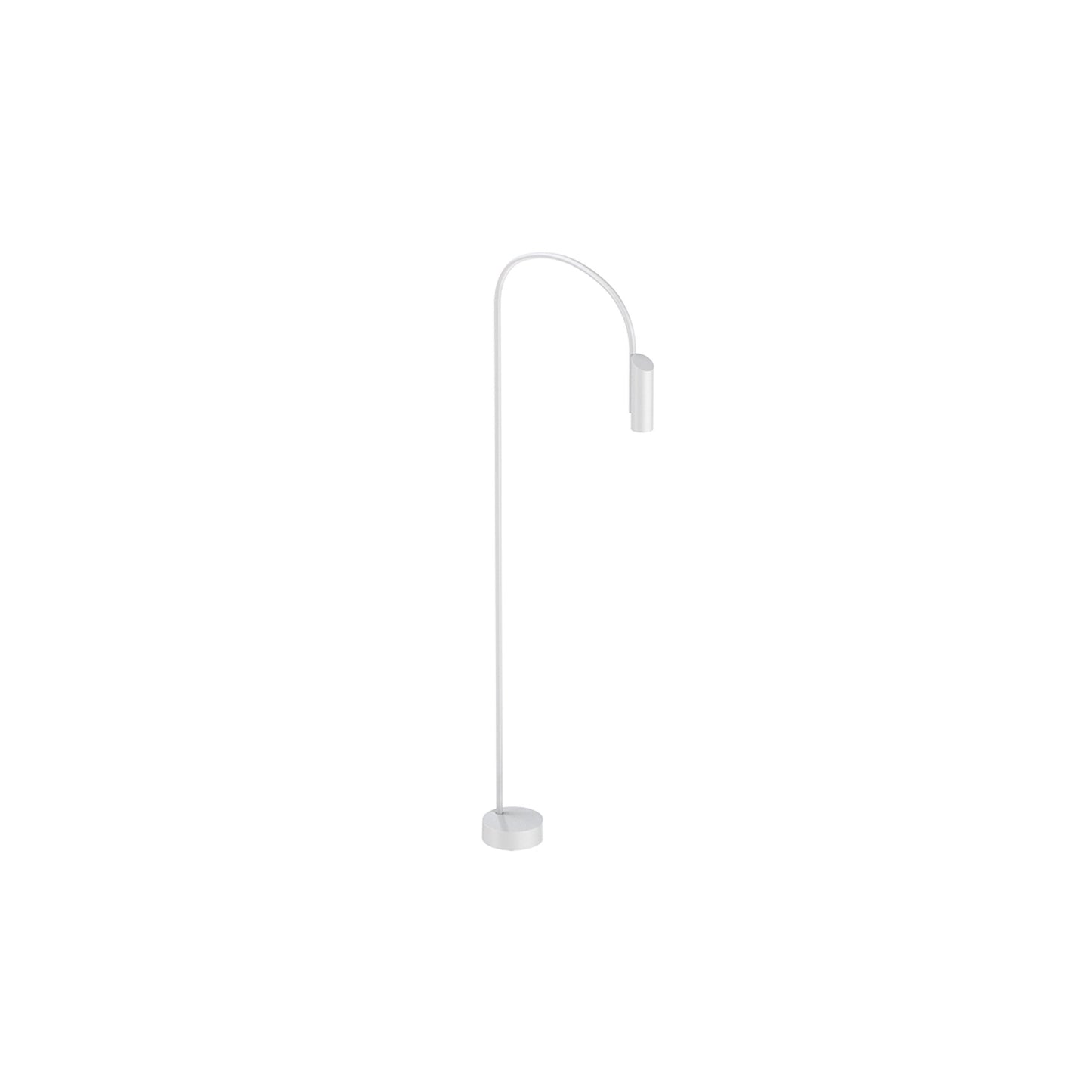 Caule Outdoor LED Bollard in White (53.2-Inch).