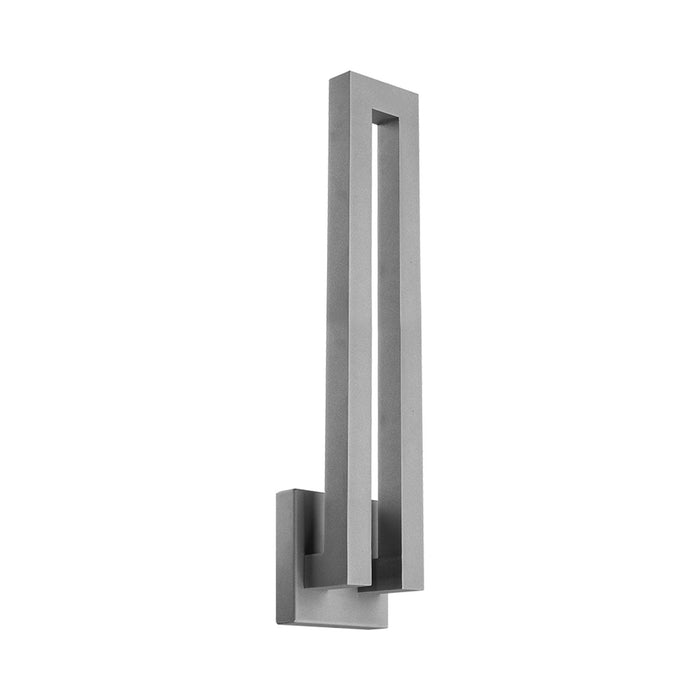 Forq Outdoor LED Wall Light in Large/Graphite.