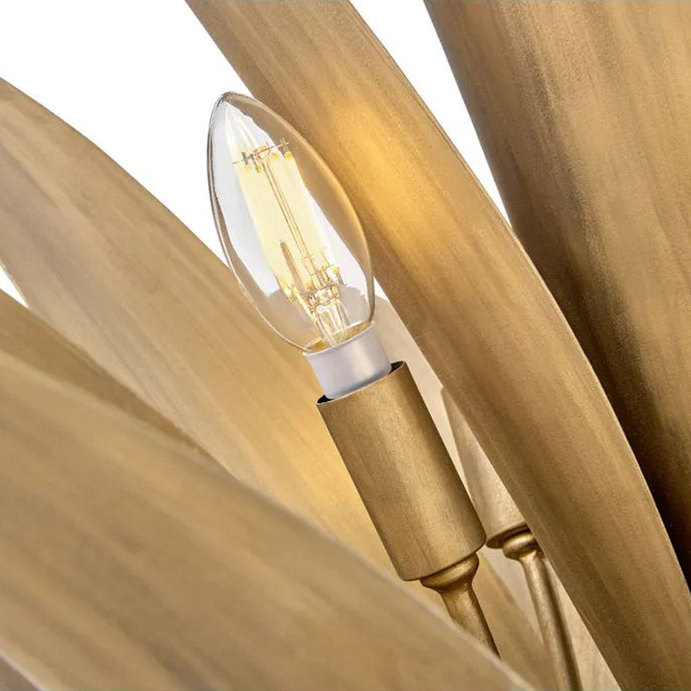 Agave Chandelier in Detail.