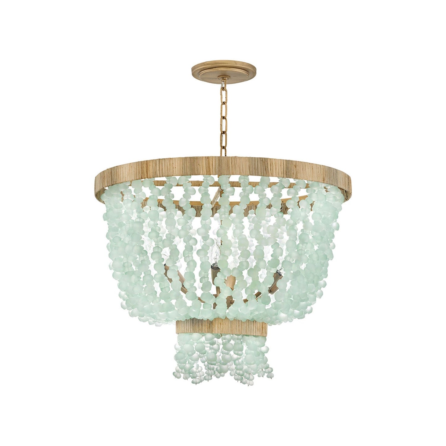 Dune Chandelier in Blue (Large).