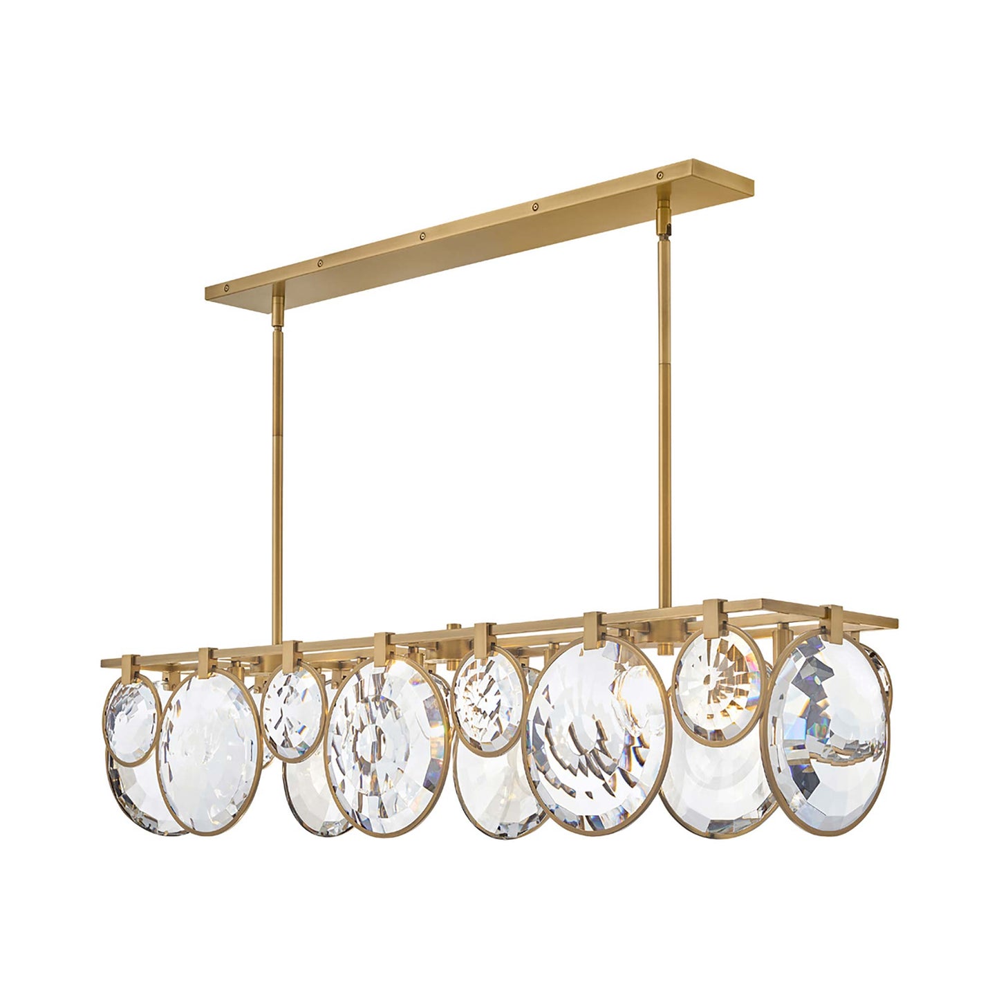 Nala Linear Chandelier in Detail.