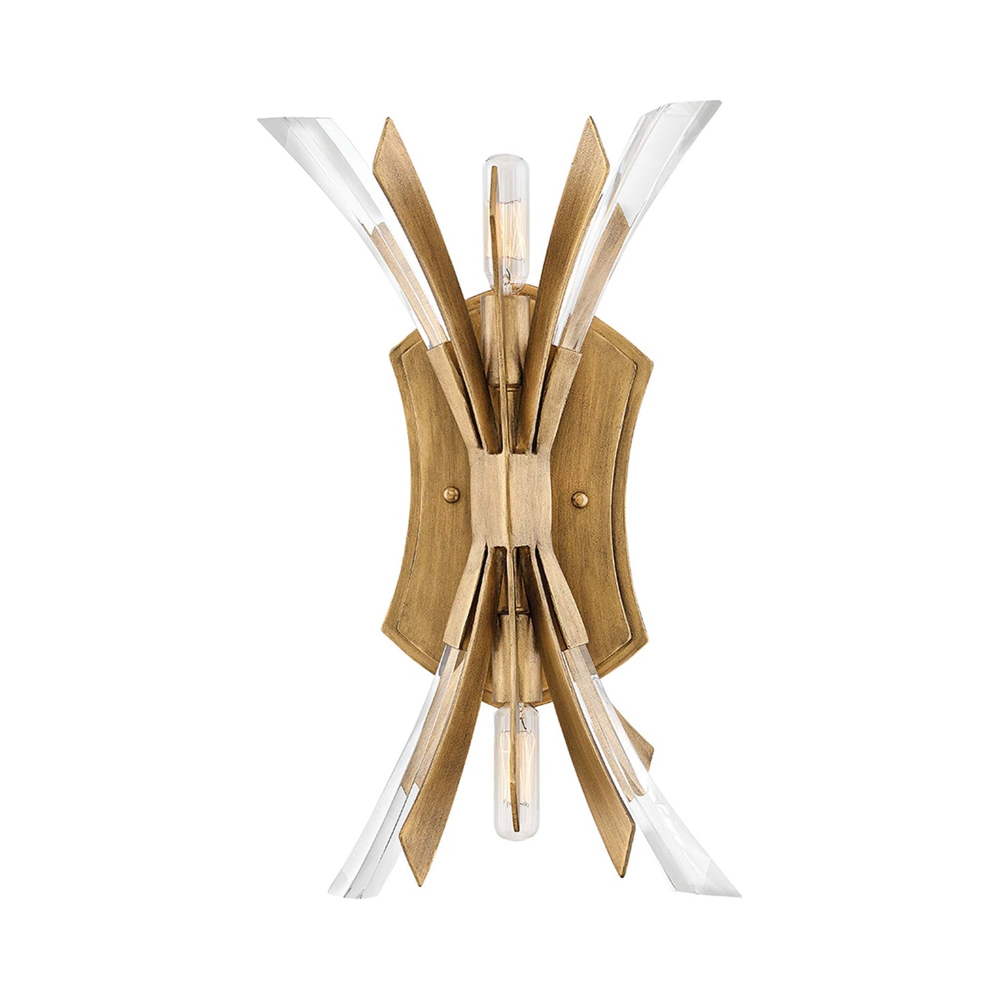 Vida Wall Light in Burnished Gold.