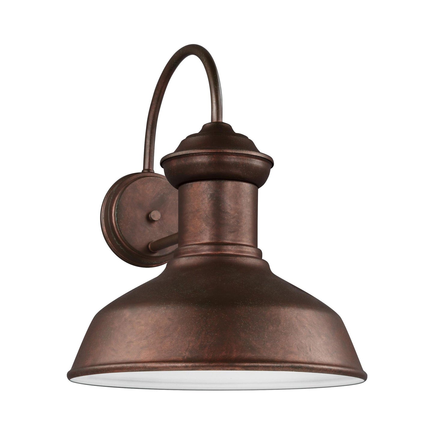 Fredricksburg Outdoor Wall Light in Weathered Copper (Large).