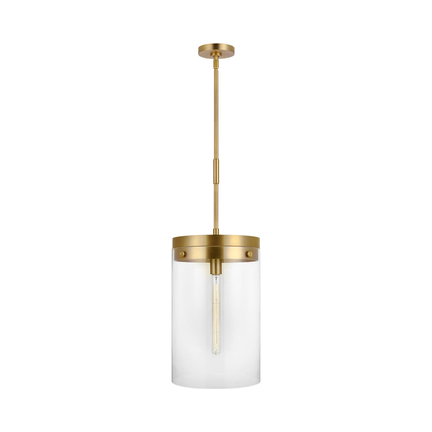 Garrett Pendant Light in Burnished Brass (Large).