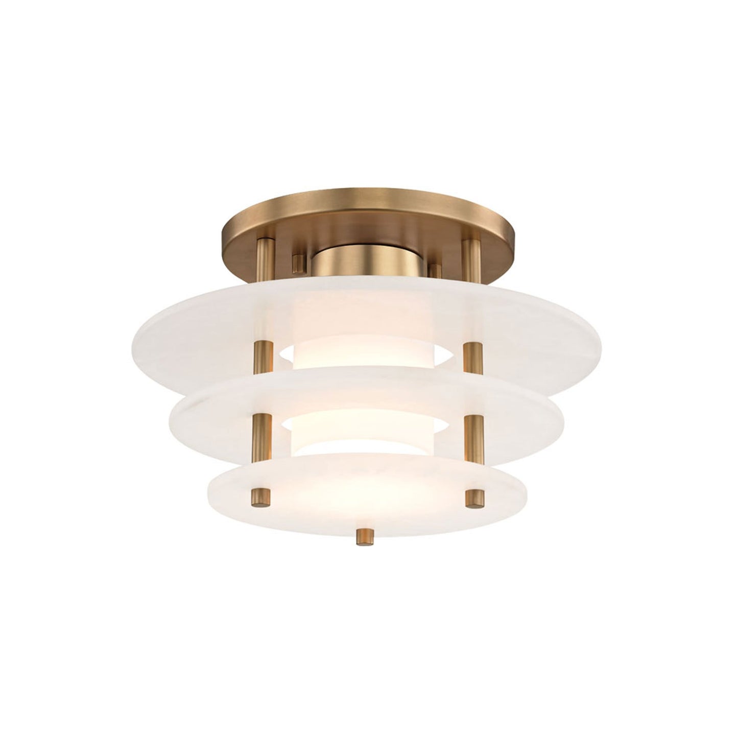 Gatsby LED Flush Mount Ceiling Light in Small.